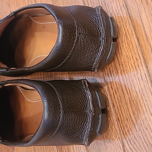 Men's Brown Pebbled Leather Prada Loafers - Picture 4 of 11